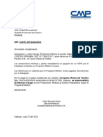 Carta Garantia Alvaro Cortes