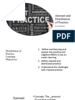 Student 4.1 Amount and Distribution of Practice