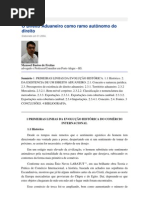 O Direito Aduaneiro como ramo autônomo do direito