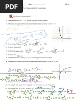 Chapter 7&8 PRACTICE Test - Exponentials & Logarithms (ID-B)