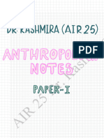 Anthro p1 Unit 1 & 2