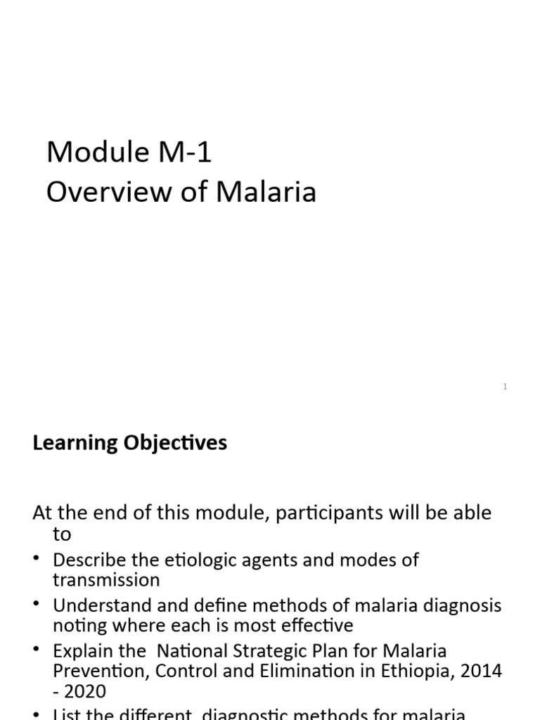 Overview of Malaria | PDF | Malaria | Serology