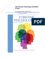 Instructors Manual Forensic Psychology 4th Edition Pozzulo Bennell Forth