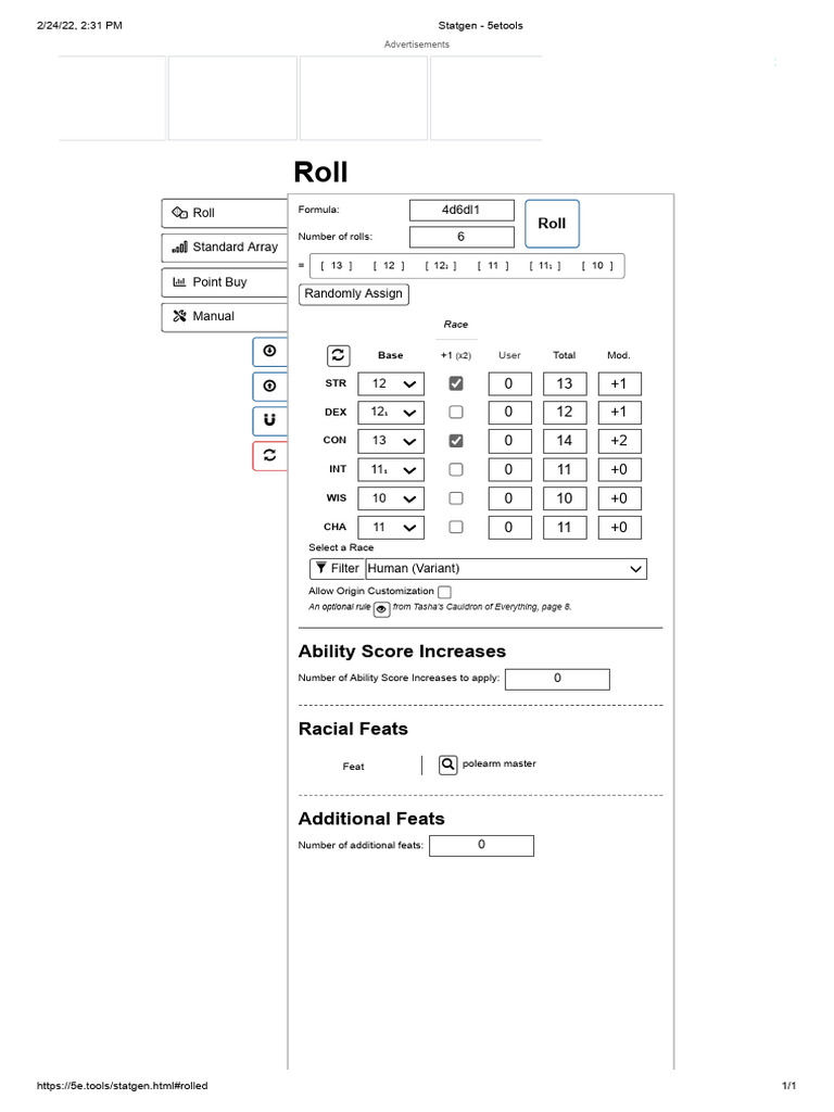 Statgen 5etools pdf computing