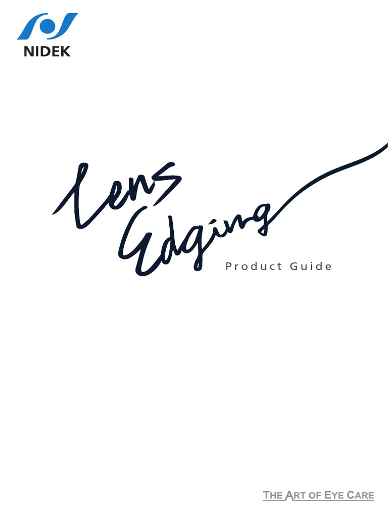Lens Edging Product Guidee 20p 5 Pdf Glasses Usability