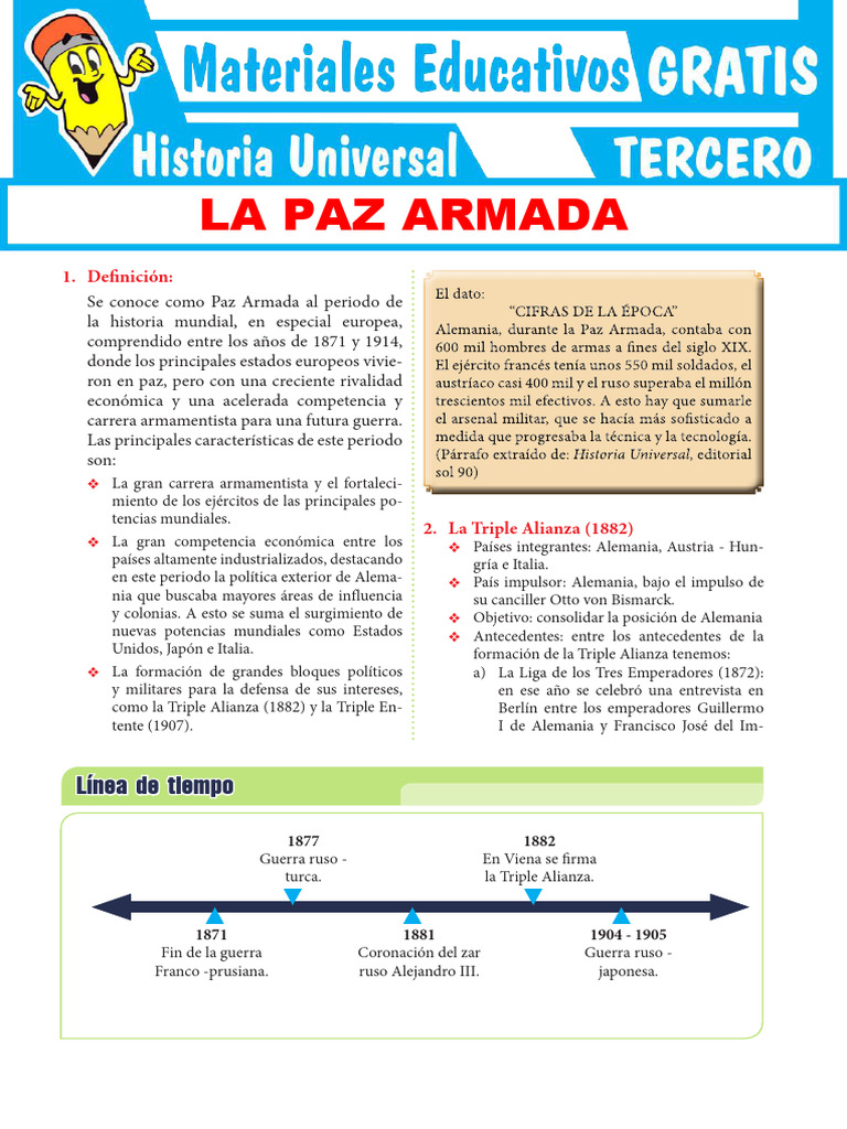 Conflictos y Alianzas en la Paz Armada | PDF | imperio Alemán | Imperio ...