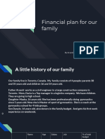 Financial Plan For Our Family: by Arsenii, Daria, Masha and Danylo