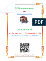 Cac Chuyen de Luyen Thi Vao Lop 10 Mon Toan