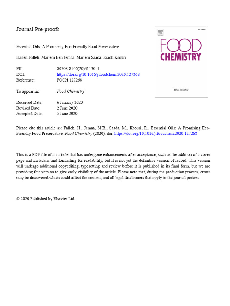 10 1016 j foodchem 2020 127268 pdf cell membrane antimicrobial