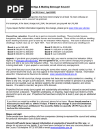 TMBC Council Tax Charges Supplementary Information 2021 2022