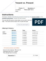 Quiz - Simple Present vs. Present Progressive - English For Career Development Summer 2023