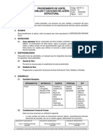 SG-PO-13 Procedimiento de Corte, Doblado y Colocado