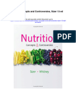 Nutrition Concepts and Controversies Sizer 13 Ed Test Bank