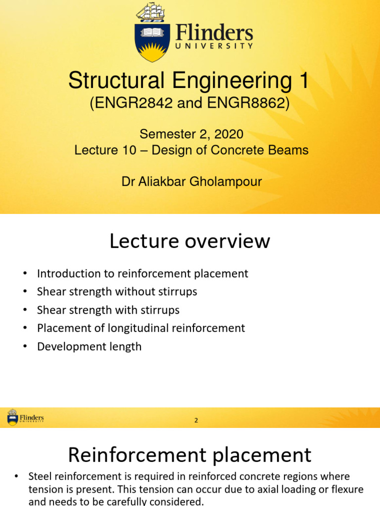 Design of Concrete Beams in Engineering | PDF | Reinforced Concrete ...