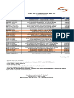 Lista de Precios Equipos Usados 26 de Mayo 2023