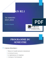 Presentation Francais B2.1