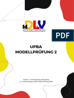 UPBA Modellprüfung 2