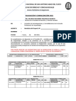 Modelo de Informe para Homologacion