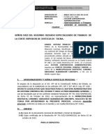 Exp 00663-2023-0-2301-Jr-La-02 - Apersonamiento y Téngase Presente Aca - Cas Mantenimiento