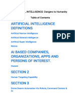 ARTIFICIAL INTELLIGENCE Dangers To Humanity E Book Selz