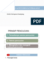 Pencucian Dan Penyimpanan Peralatan