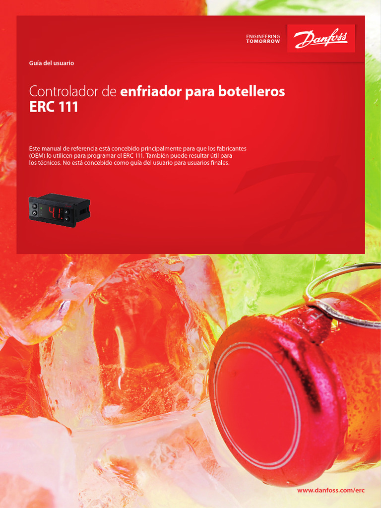 Manual del Controlador Danfoss ERC 111A | PDF | USB | Conector eléctrico