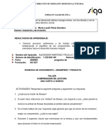TALLER de LECTURA CARTA A GARCIA - PDF Respuestas Alexander Martinez SG SST 2558551