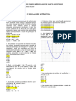 Simulado 1 Anos 3 Unidade