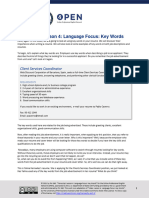 Transcript Lesson 4 Language Focus Key Words