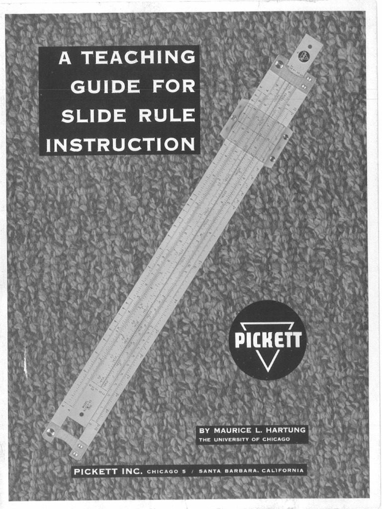 Hartung A Teaching Guide For Slide Rule PDF