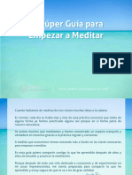 La Super Guia Para Empezar a Meditar Final