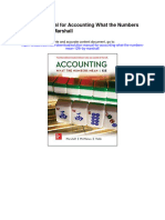 Solution Manual For Accounting What The Numbers Mean 12th by Marshall