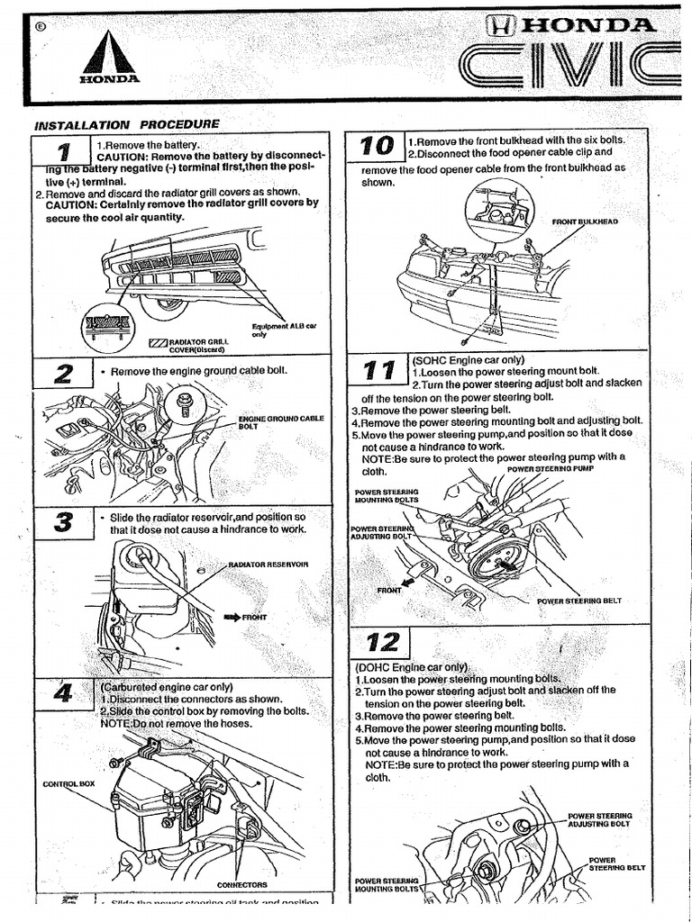Dealer Ac Fitting Instructions PDF