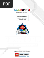 Reglas WRO 2025: RoboMission Junior | PDF | Robot | Robótica