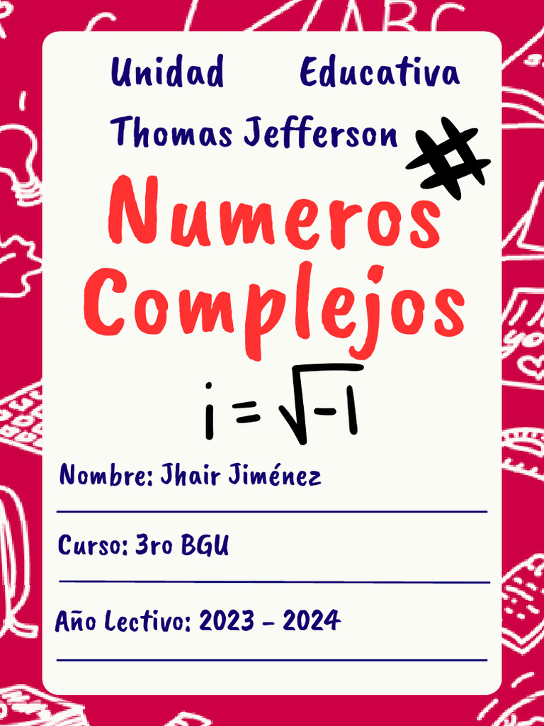 Numeros Complejos Pdf