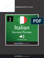 Italian Survival Phrases 2 Audiobook