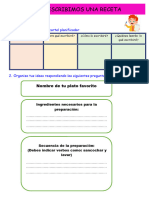 D3 A2 FICHA COM. Escribimos Una Receta