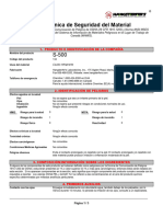 MSDS S-500 e