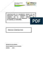 Proceso Constructivo Pavimento