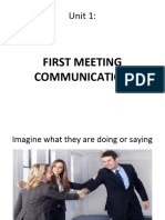 Unit 1 Communication 1st Meeting