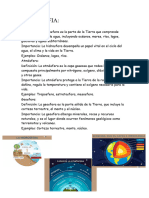 INFOGRAFIA de Las Capas de La Tierra