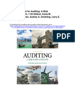 Solution Manual For Auditing A Risk Based Approach 11th Edition Karla M Johnstone Zehms Audrey A Gramling Larry e Rittenberg 2