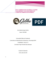 Documentos de Crédito y Comeriales en Guatemala y Cuadro Sinóptico de Los Tipos de Empresa y Sus Características Reconocidas Por El Código de Comercio en Guatemala
