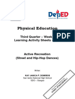 Physical Education: Third Quarter - Week 1 Learning Activity Sheets - Las