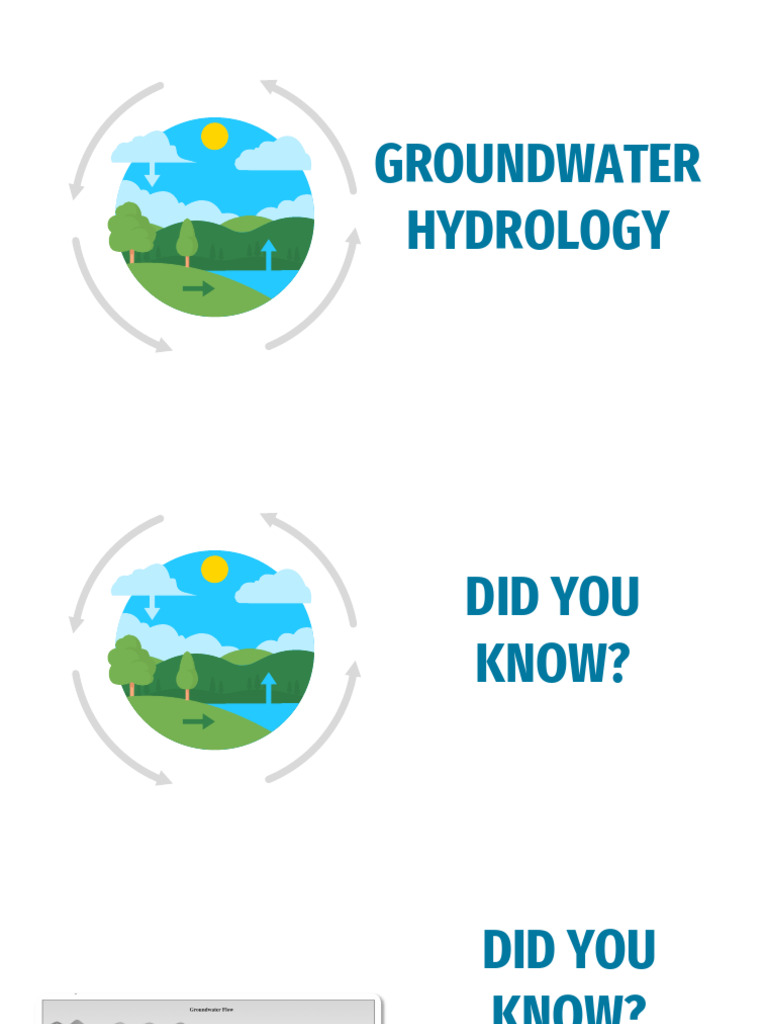 Ce 352 Groundwater Hydrology Pdf Aquifer Porosity