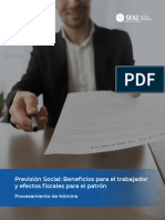 Beneficios para El Trabajador y Efectos Fiscales para El Patrón