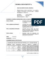 Memoria Descriptiva Independización