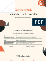 Schizotypal Personality Disorder by Slidesgo