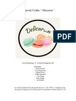 Proposal Usaha " Macaron "