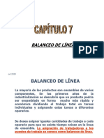 Capitulo 7 Balanceo de Linea